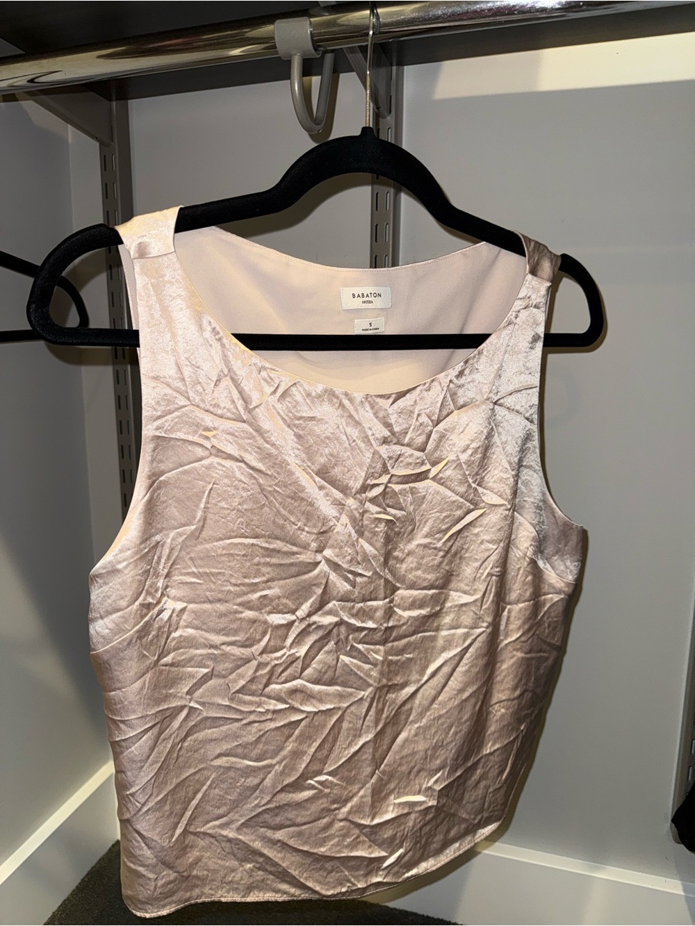 NWOT Aritzia Satin Shell Top